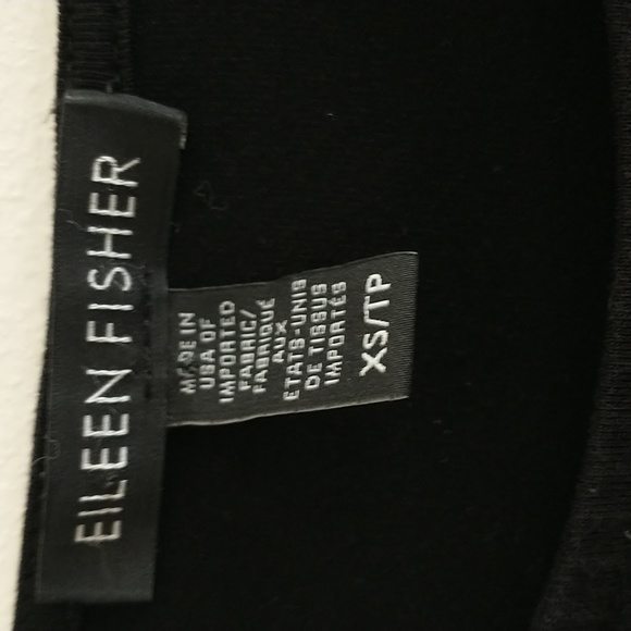 Eileen Fisher tunic length sleeve detail long sleeve top XSmall - Picture 2 of 6